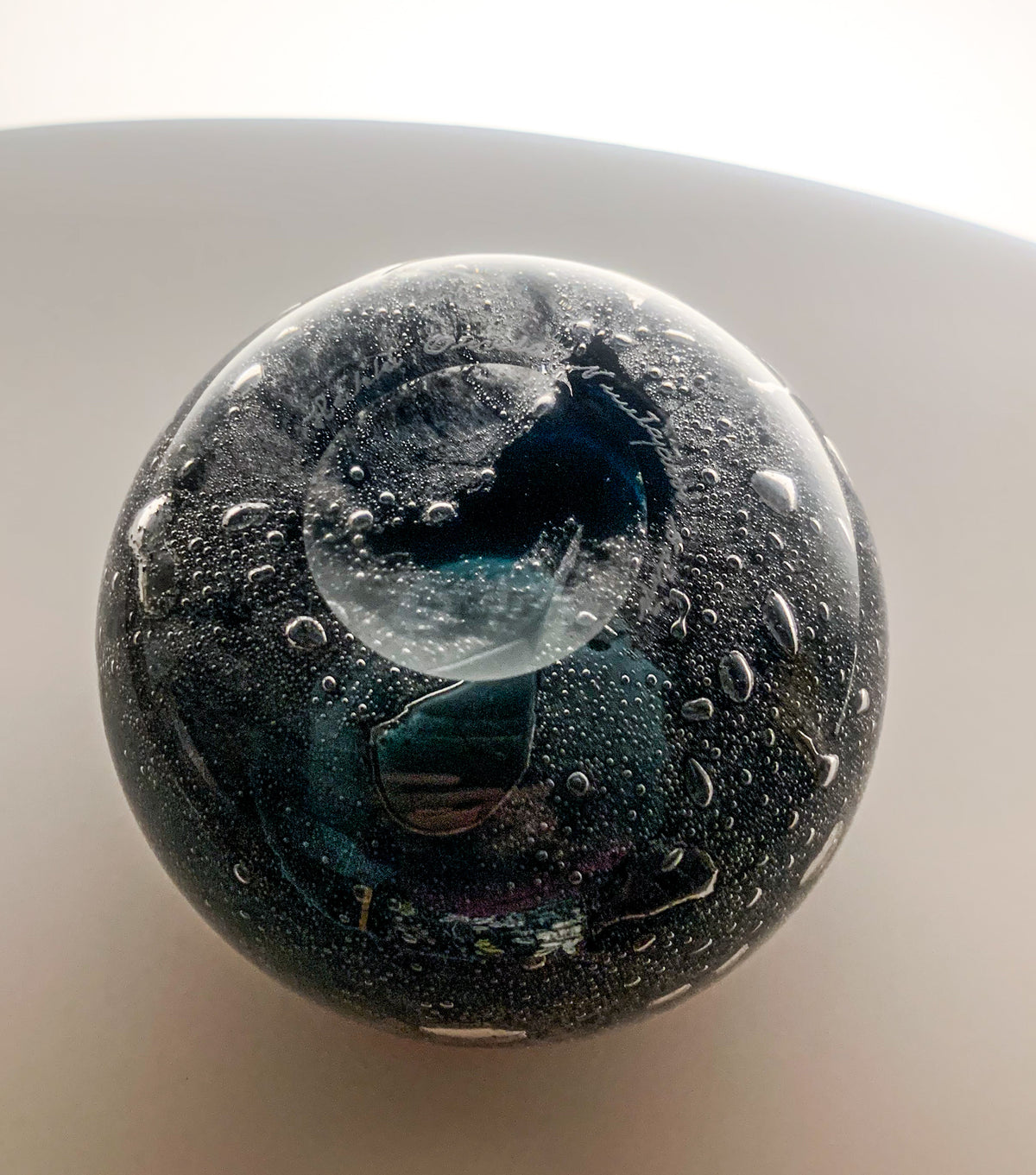 Vulcano Art Glass Vase by Heikki Orvola Nuutajärvi