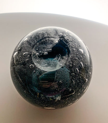 Vulcano Art Glass Vase by Heikki Orvola Nuutajärvi
