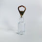 Stylish crystal beer opener, designer Christer Sjogren, Lindshammar Sweden