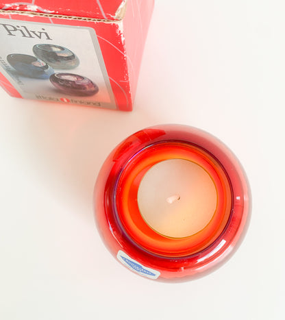 Nuutajärvi Pilvi glass candleholder, unused