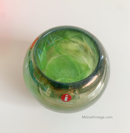 Nuutajärvi Kunstglas Kerzenständer | Finnland 1970er Jahre