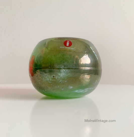 Nuutajärvi Pilvi glass candleholder, unused