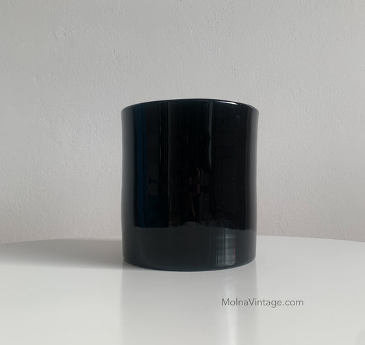 Black white opal vase | Nanny Still, Riihimäki