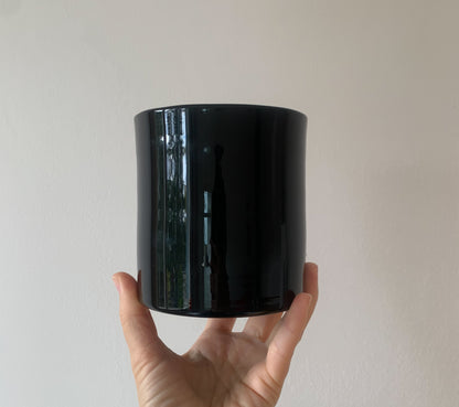 Black white opal vase | Nanny Still, Riihimäki