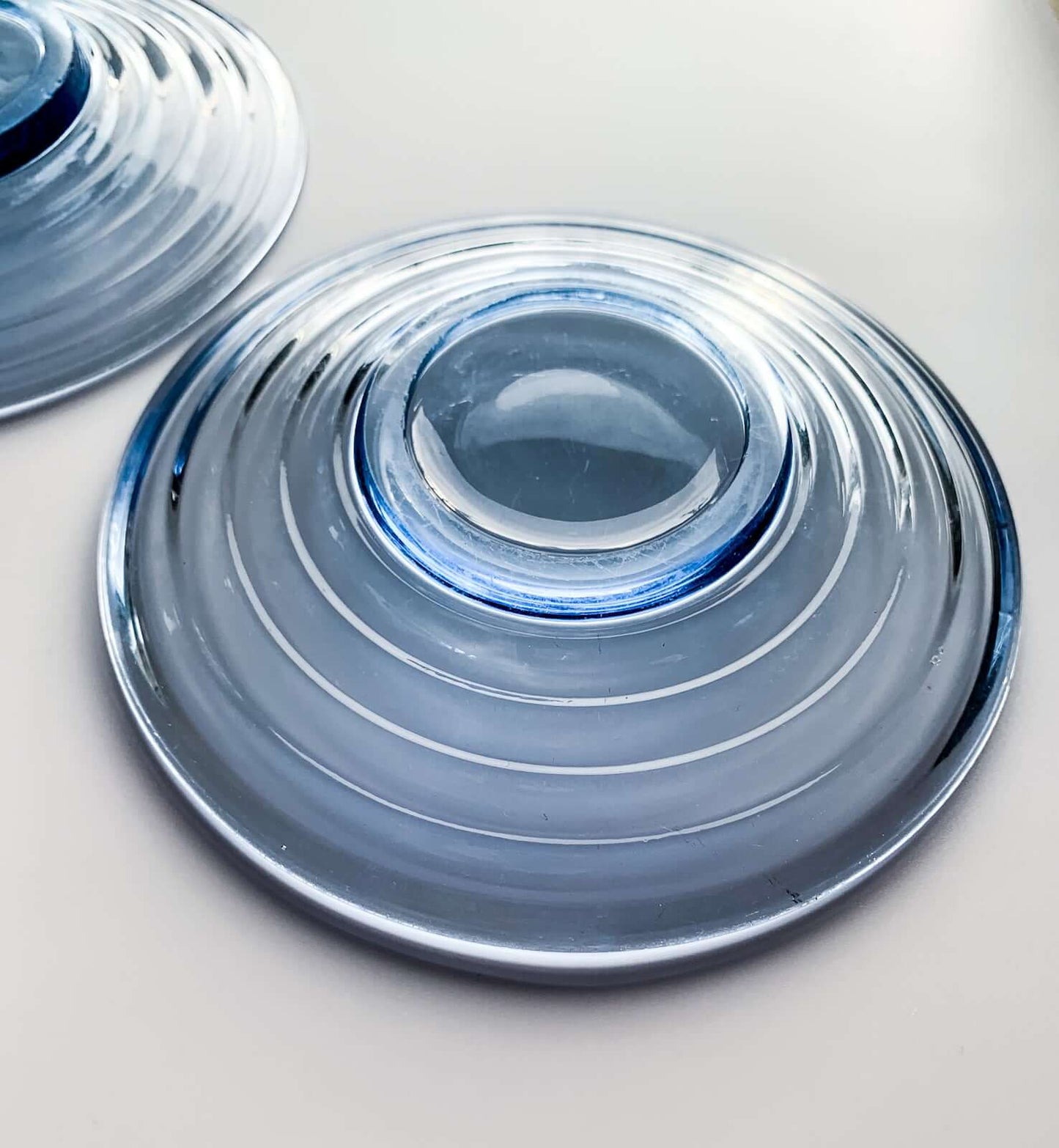Aino Aalto Karhula | Bölgeblick azure blue 3 dessert plates