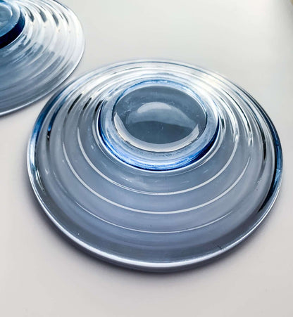 Aino Aalto Karhula | Bölgeblick azure blue 3 dessert plates