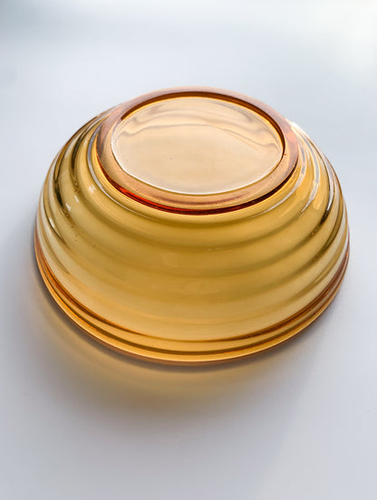 Aino Aalto Bölgeblick Amber Glass Bowl | Karhula