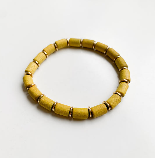 Wood metal bracelet by Aarikka