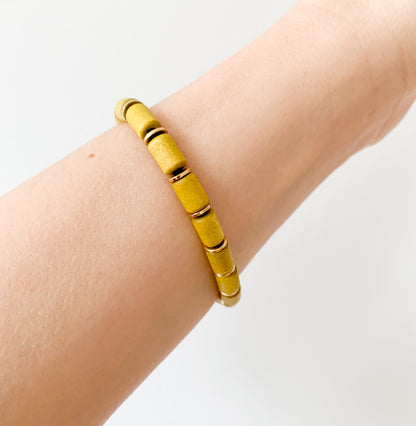 Wood metal bracelet by Aarikka