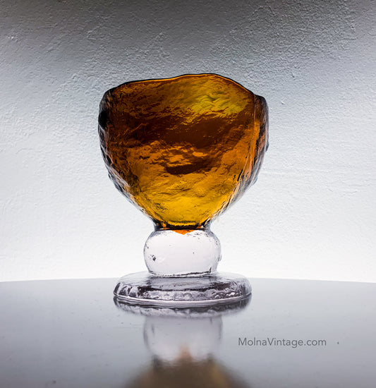 Brutalist Glass vase & bowl Kivi | Humppila