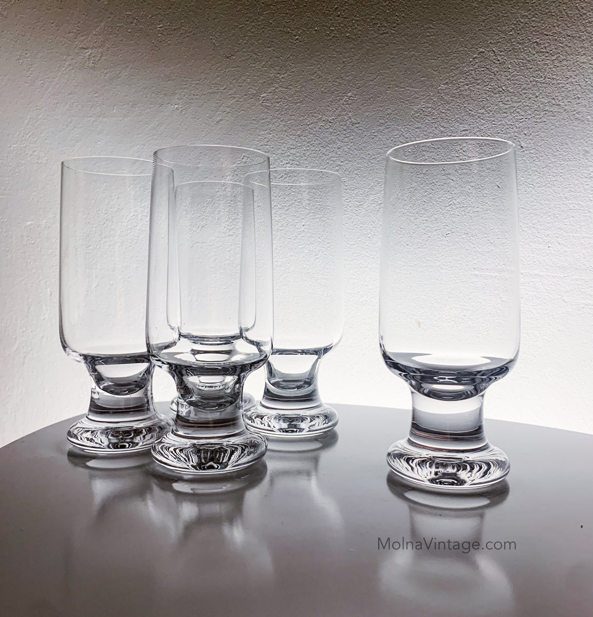 Tapio Wirkkala for Iittala | 5 “Joiku” beer glasses