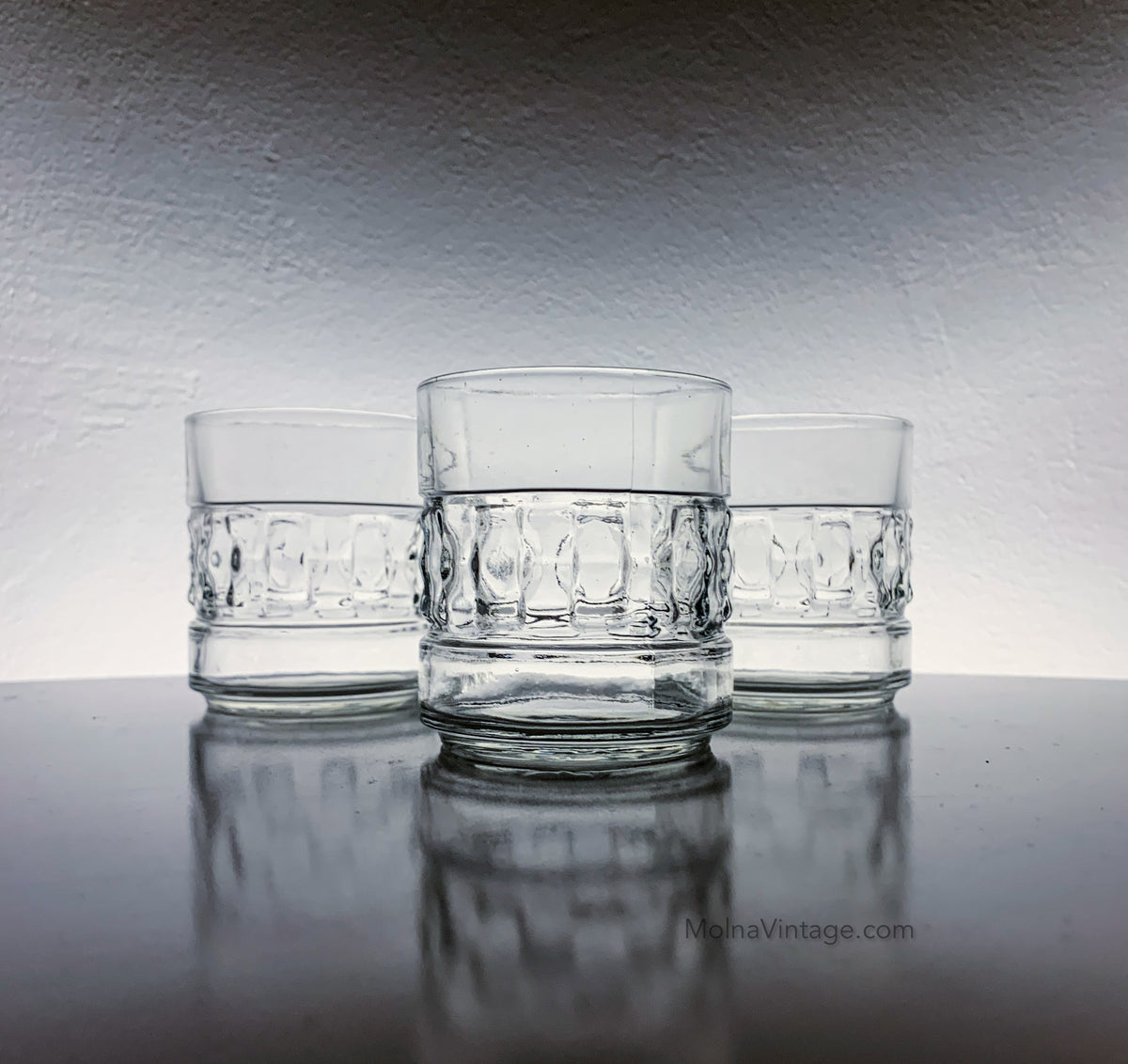 Riihimäen Lasi, Set aus 6 Erkki Schnapsgläsern
