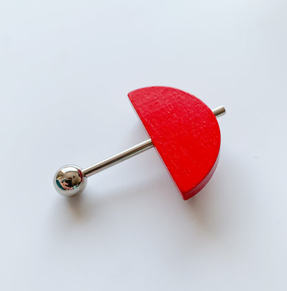 Aarikka Finland | Wooden Brooch Umbrella