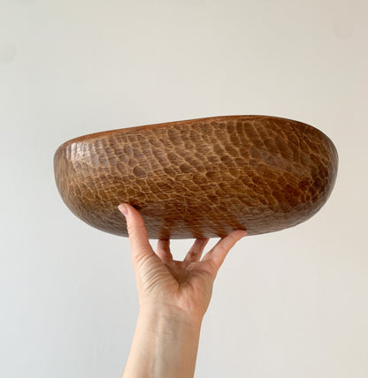 Handmade Ash Wood Midcentury Bowl