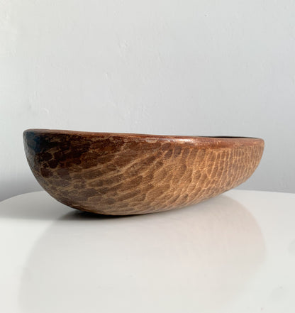 Handmade Ash Wood Midcentury Bowl
