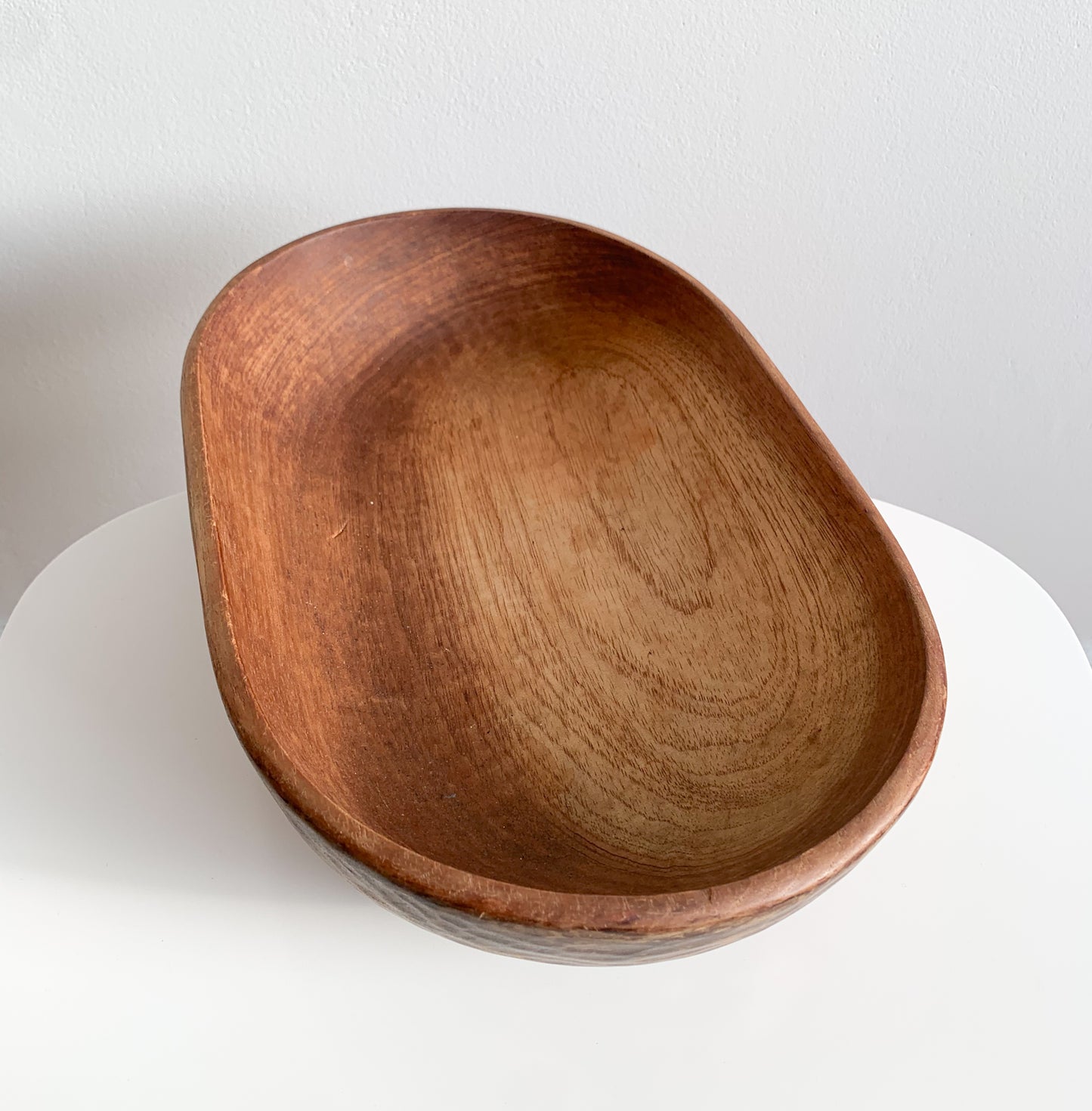Handmade Ash Wood Midcentury Bowl
