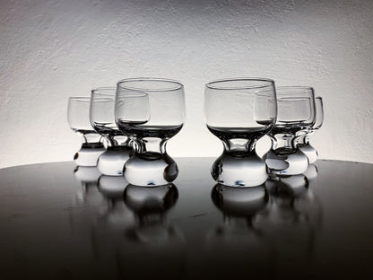 Riihimaen Lasi Nostalgia 6 Glasses by Erkki Siiroinen
