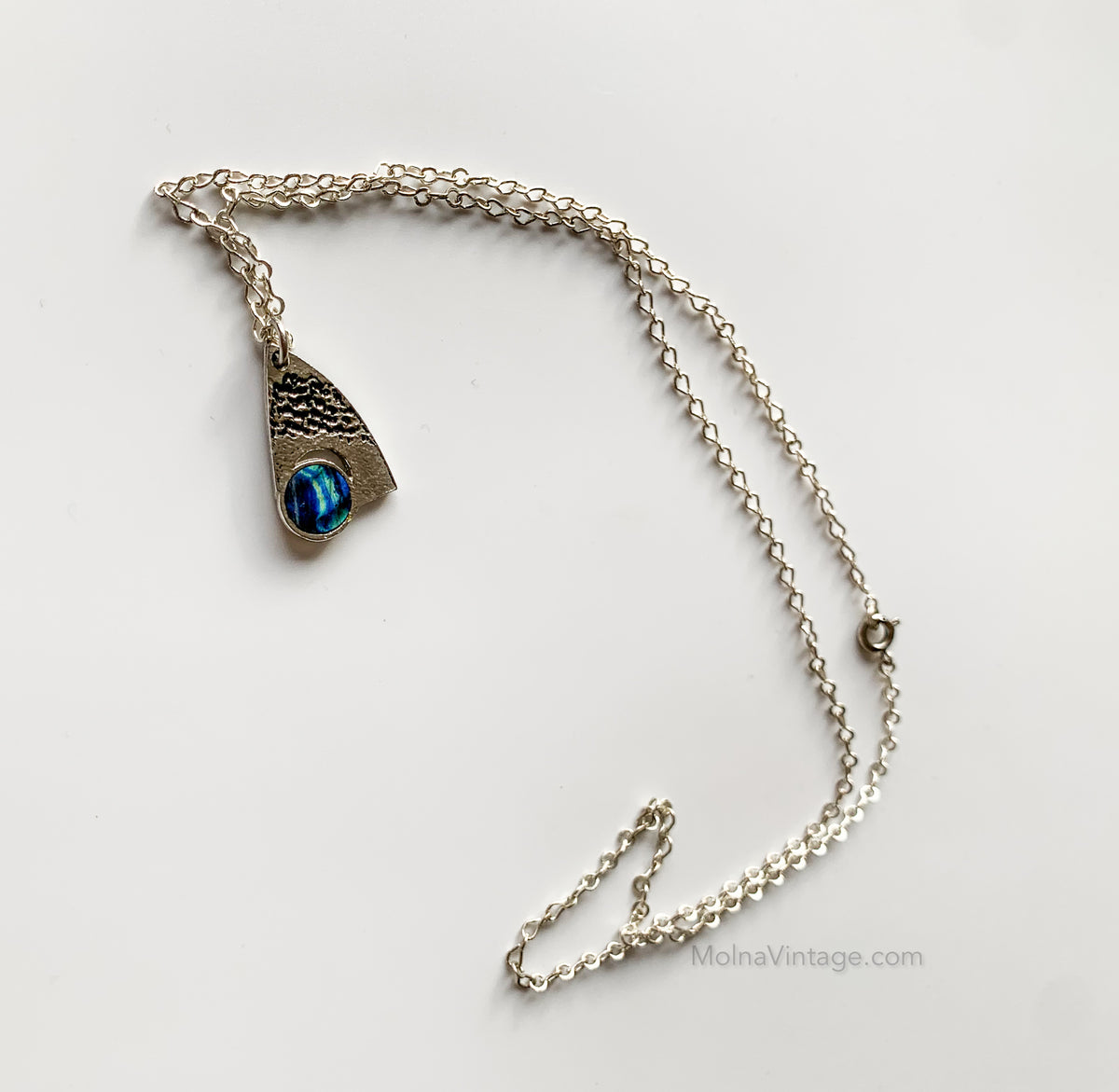 Spectrolite Pendant with Chain, Finland