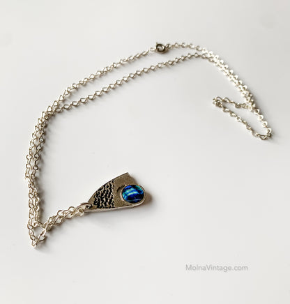 Spectrolite Pendant with Chain, Finland