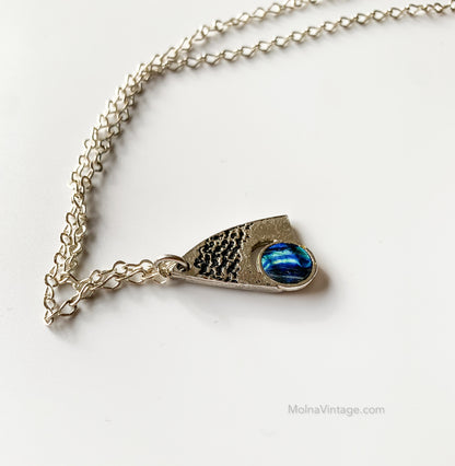 Spectrolite Pendant with Chain, Finland