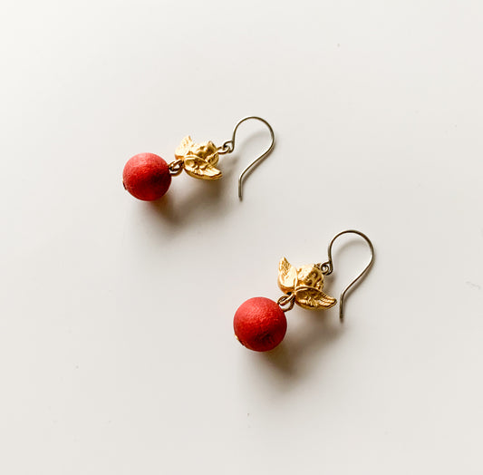 Enkeli Angel Earrings by Aarikka Finland