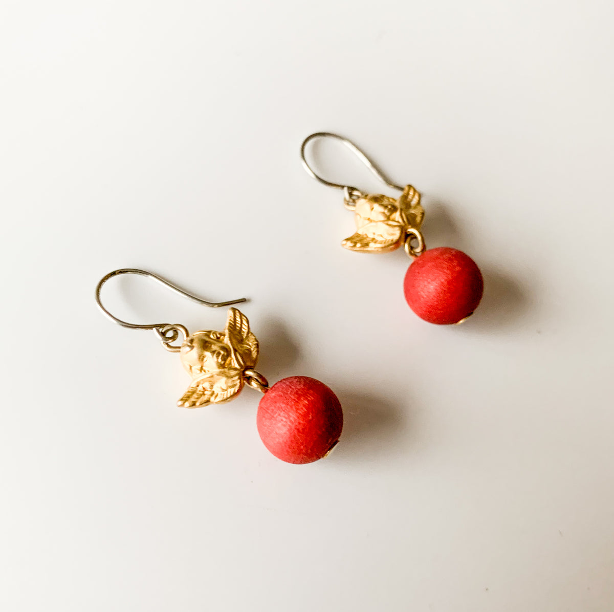 Enkeli Angel Earrings by Aarikka Finland