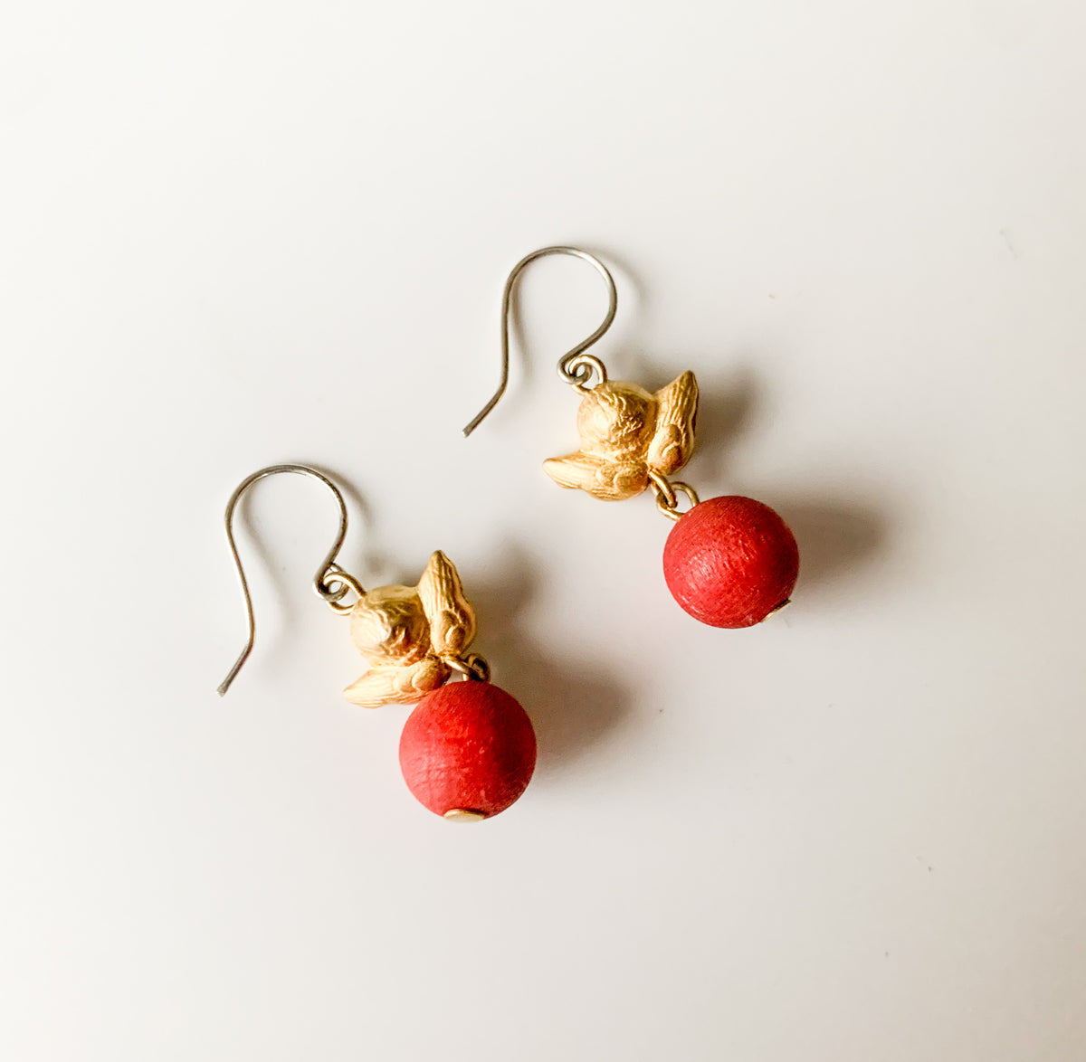 Enkeli Angel Earrings by Aarikka Finland