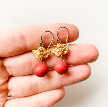Enkeli Angel Earrings by Aarikka Finland