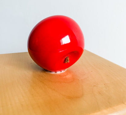 Birch box with red apple | Aarikka Finland