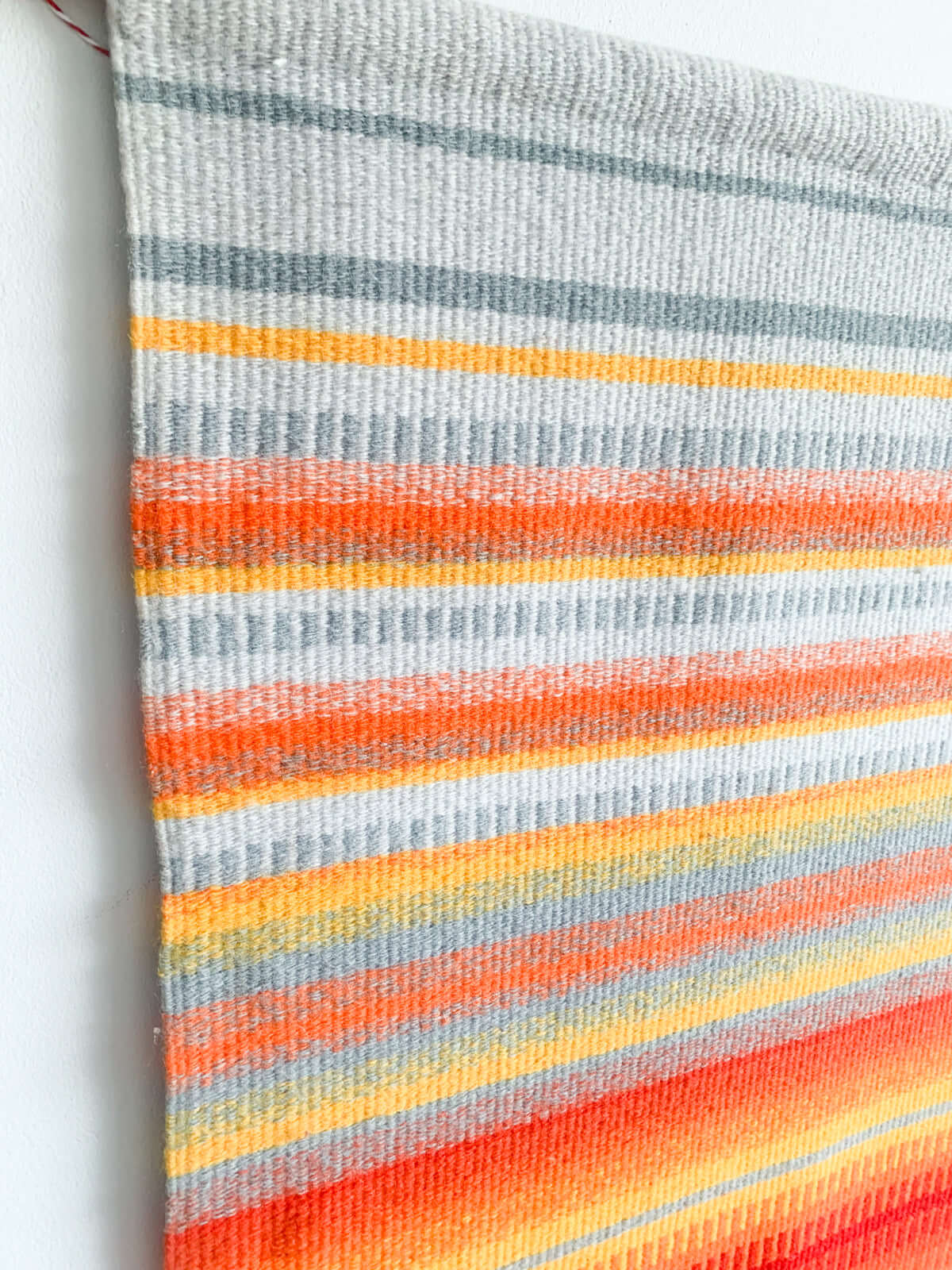 Lapland Raanu Wall Textile, Rug | Arctic Sunset Colors