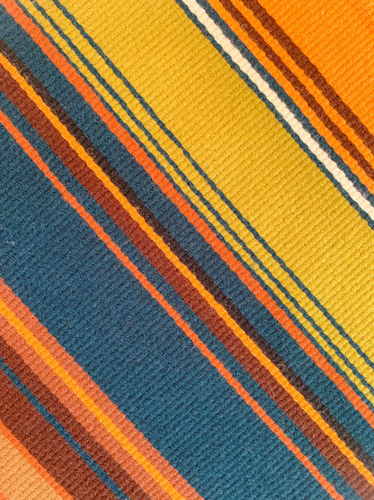 Vintage Tundra Lake Raanu | Finnish Wool Textile, 1970s
