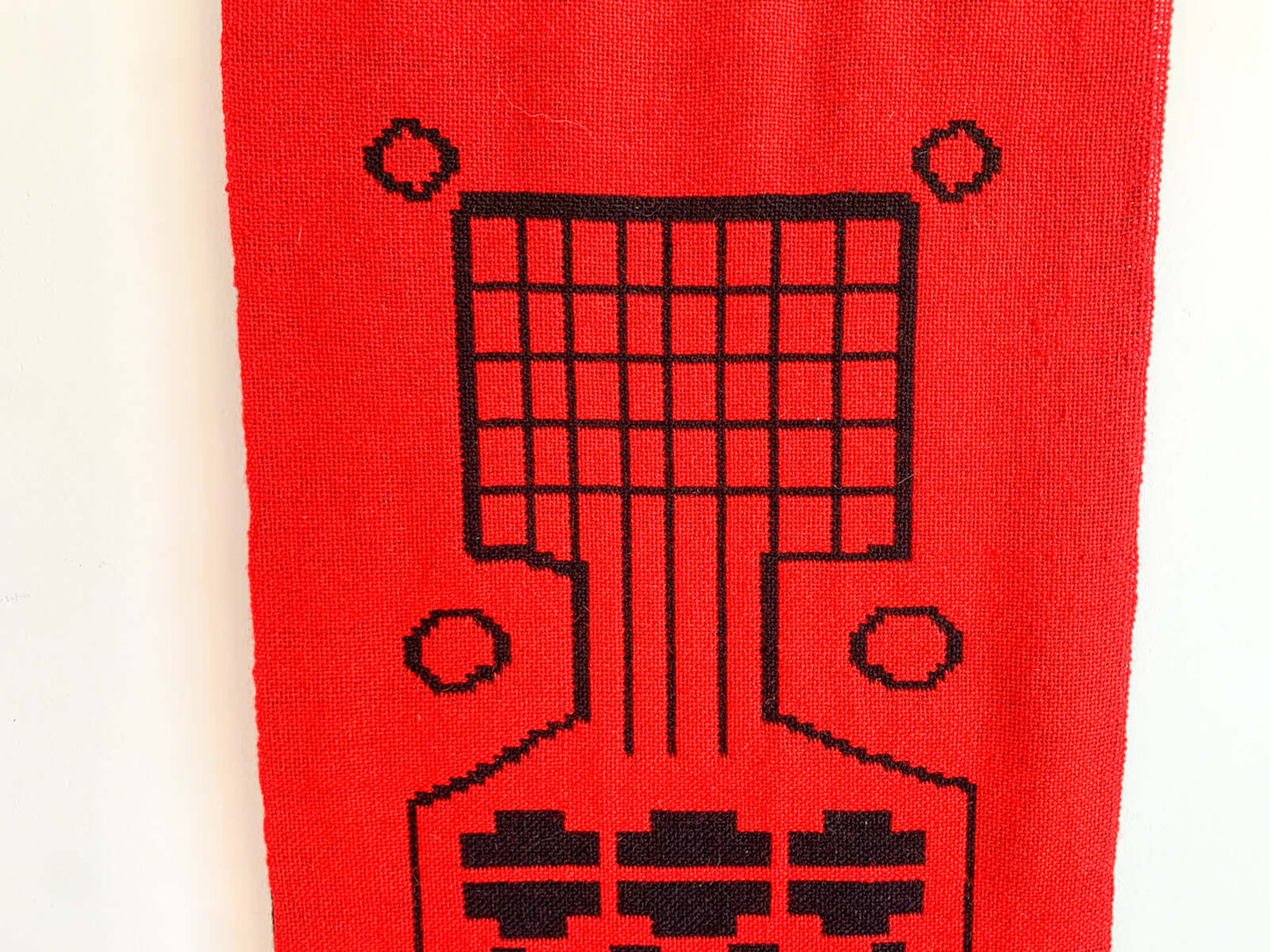 Finnish Modernist Wool Wall Textile | Double Sided, 1970s
