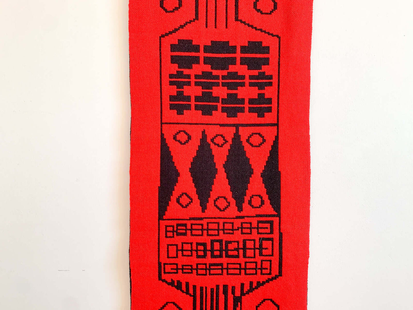 Finnish Modernist Wool Wall Textile | Double Sided, 1970s