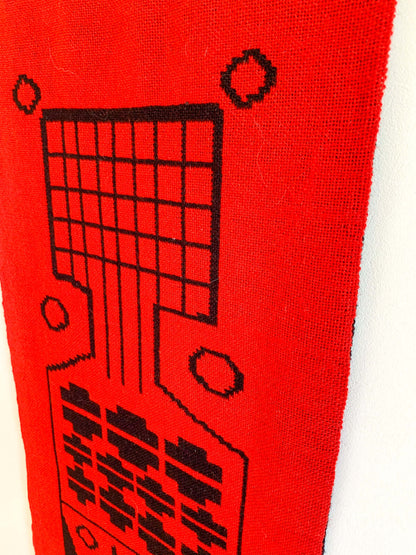 Finnish Modernist Wool Wall Textile | Double Sided, 1970s