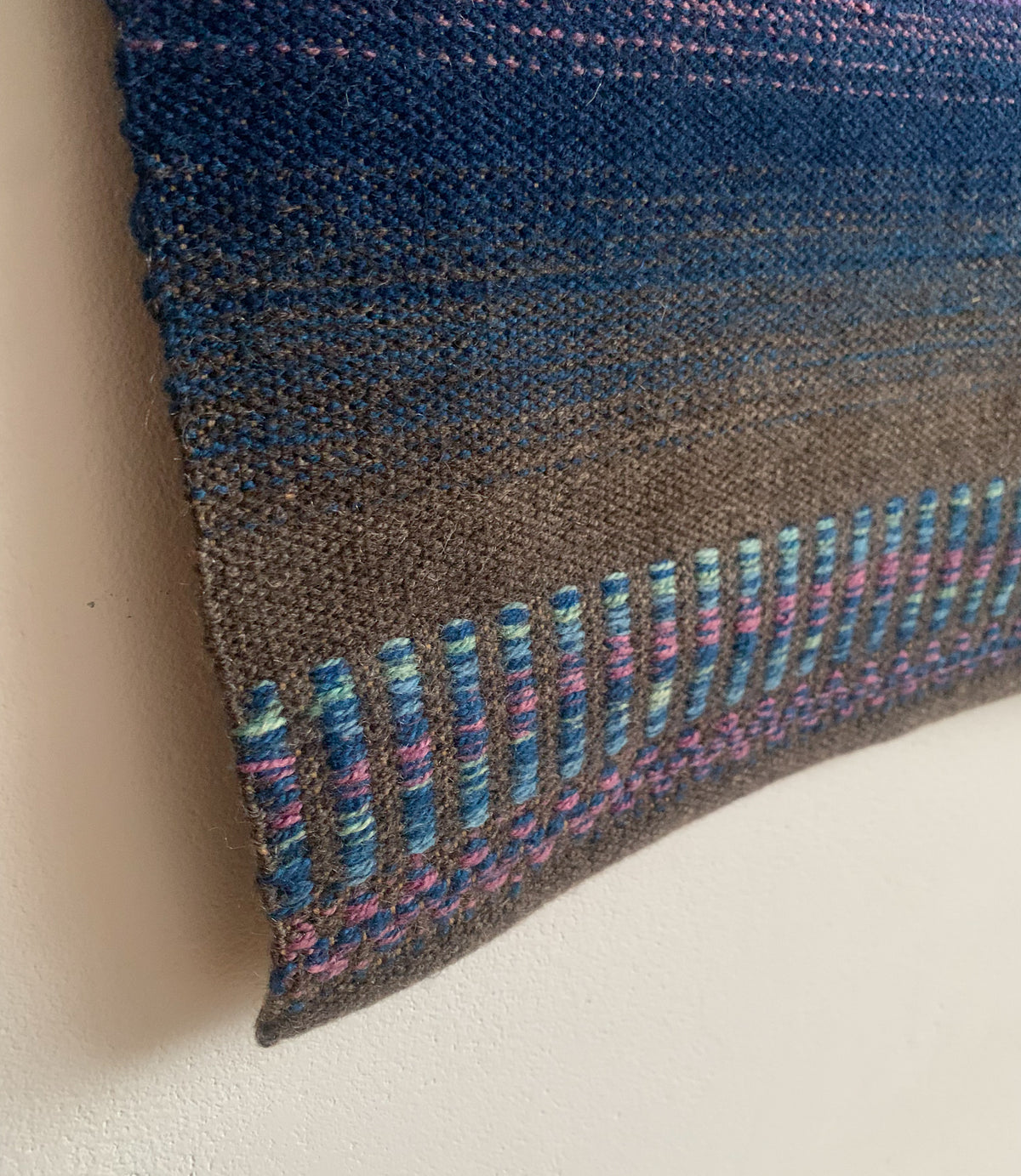 "Northern horizon" textile raanu | Taidekutomo Kota Finland