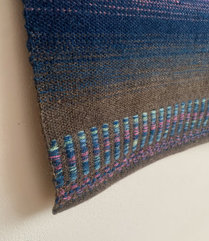 "Northern horizon" textile raanu | Taidekutomo Kota Finland