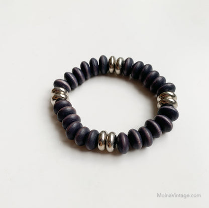 Deep violet wood bracelet | Aarikka Finland