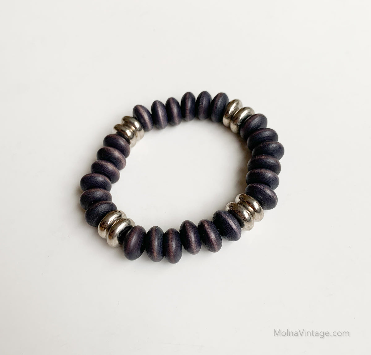 Deep violet wood bracelet | Aarikka Finland