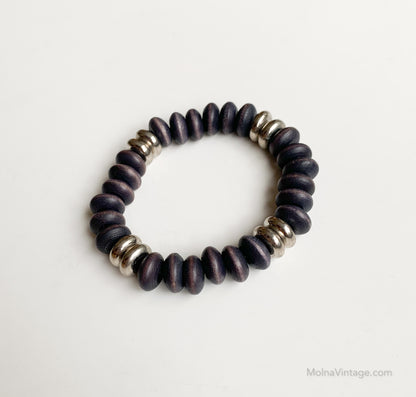 Deep violet wood bracelet | Aarikka Finland