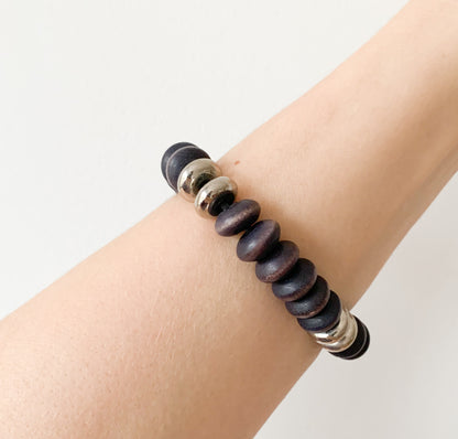 Deep violet wood bracelet | Aarikka Finland