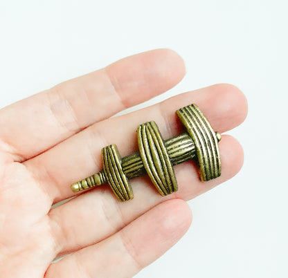 Vanha Solki bronze brooch by Kalevala