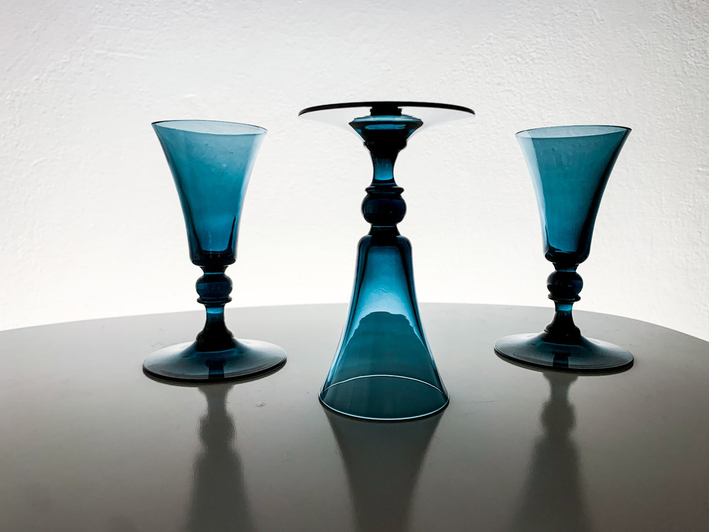 Gullaskruf, Trio of Goblets by Hugo Gehlin, Sweden 1930s
