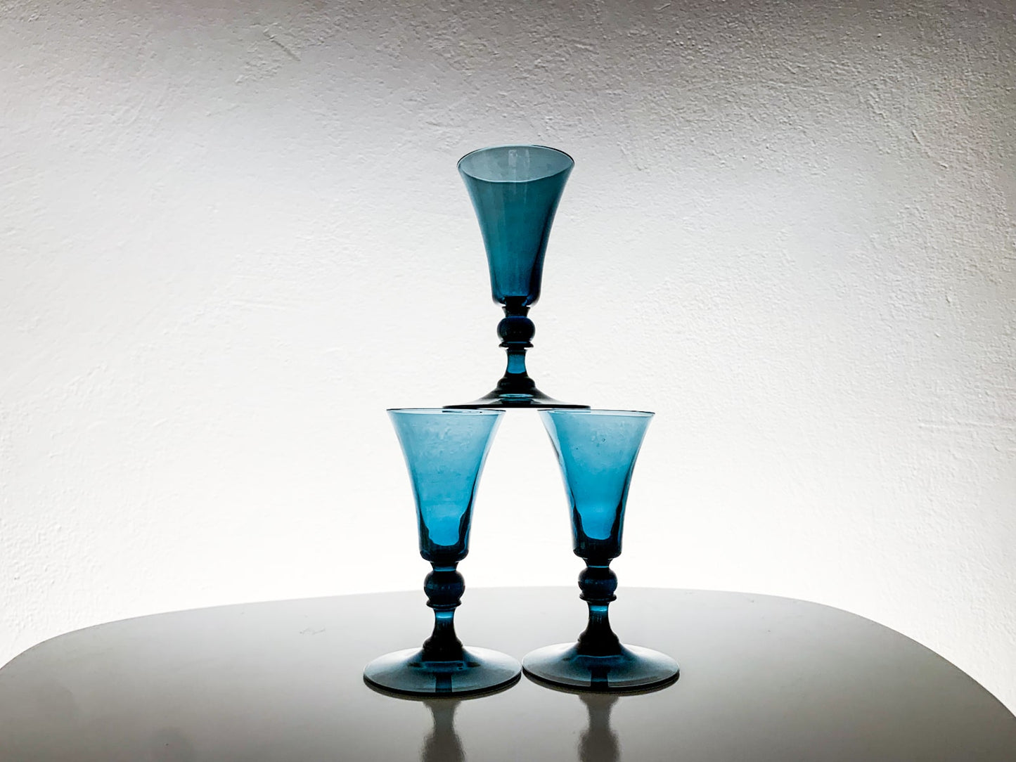 Gullaskruf, Trio of Goblets by Hugo Gehlin, Sweden 1930s