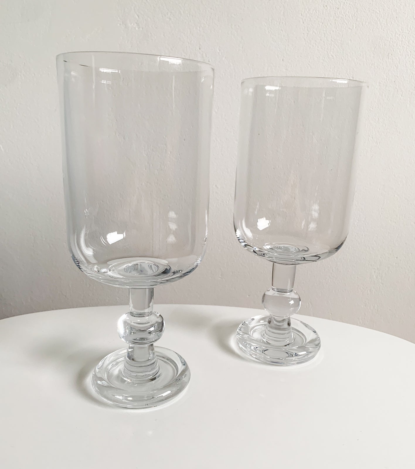 Large Crystal Goblets | Set of 2