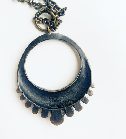 Bronze pendant necklace | Pentti Sarpaneva