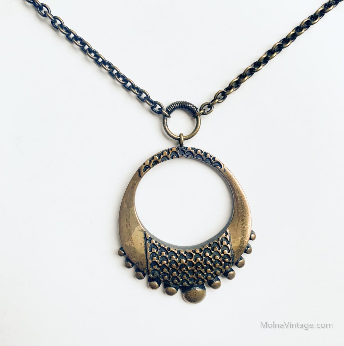 Bronze pendant necklace | Pentti Sarpaneva
