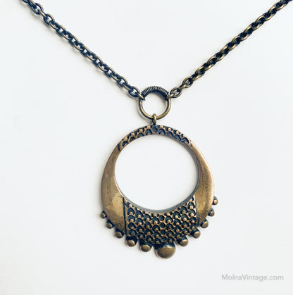 Bronze pendant necklace | Pentti Sarpaneva