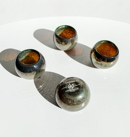 Riihimäki, Iridescent Glass Shot Glasses | Set of 4