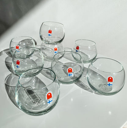 Humppila, Talonpoika Drinking Glasses | Set of 8