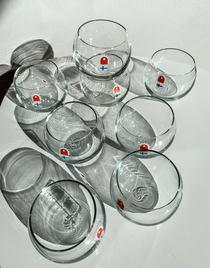 Humppila, Talonpoika Drinking Glasses | Set of 8
